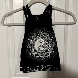 Black Crop Top, Size XS, worn once maybe twice